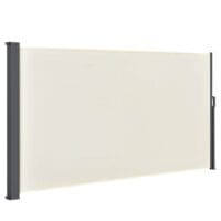 Copertină laterală Dubai | Juskys | Bej | 500 x 160 cm | Ecran extensibil pentru intimitate, grădină și terasă