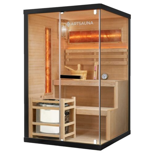 Sauna traditionala Vantaa | Juskys | 3 persoane | 190cm 3,5 - 8 kW Incalzitor sauna Harvia 2 - 4 persoane