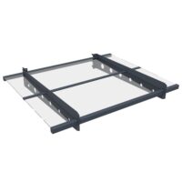 Copertină Manila | Juskys | 100 x 80 cm | Acoperiș protector pentru orice zonă de intrare