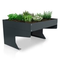 bild_1_a0f8fbdb-594e-48a9-a0df-b0a72f21acfc.jpg Garaj pentru mașini de tuns iarba robotizate cu jardinieră | Juskys | Adăpost elegant, galvanizat și plantabil pentru mașini de tuns iarba robotizate