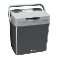 Ladă frigorifică Polul Nord | Juskys | Gri | 32 L | Ladă frigorifică electrică cu conexiune convenabilă de 12 V și 230 V