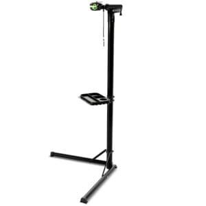 Suport pliabil pentru repararea bicicletelor | Juskys | Reglabil pe înălțime, capacitate de încărcare de până la 50 kg, cu înveliș din cauciuc