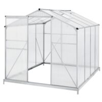 bild_1_bcf1db40-f90d-4973-ba5f-ea06b9de4247.jpg Seră din aluminiu cu fundație | Juskys | 7,2 m² | Prelungește sezonul de grădinărit de primăvară până în toamnă