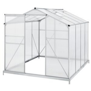 bild_1_bcf1db40-f90d-4973-ba5f-ea06b9de4247.jpg Seră din aluminiu cu fundație | Juskys | 4,75 m² | Prelungește sezonul de grădinărit de primăvară până în toamnă
