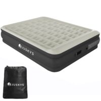 Saltea gonflabilă autogonflabilă Sapri | Juskys | L | Gri, Antracit | Saltea gonflabilă confortabilă pentru camping sau pentru 1-2 persoane
