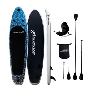 bild_1_d404bbce-4da6-4afa-8d81-ef80addf8a0e.jpg Placă de stand up paddle cu scaun de caiac | Juskys | Deep Ocean | SUP gonflabil cu suport integrat pentru cameră de acțiune
