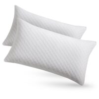 Perne - Set de 2 | Juskys | 80 x 40 cm | Perne confortabile - respirabile și hipoalergenice