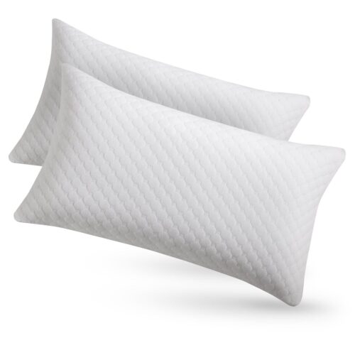 Perne - Set de 2 | Juskys | 80 x 40 cm | Perne confortabile - respirabile și hipoalergenice