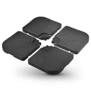 Set greutăți parașută 4 Quad | Juskys | Greutate din HDPE, umplubilă până la 80 kg