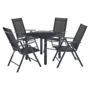 bild_1_dba4a8c7-dd82-466f-bb2a-8cc174e5ec96.jpg Set de mobilier de grădină Milano | Juskys | Gri închis | 5 piese | masa cu blat din sticlă securizată