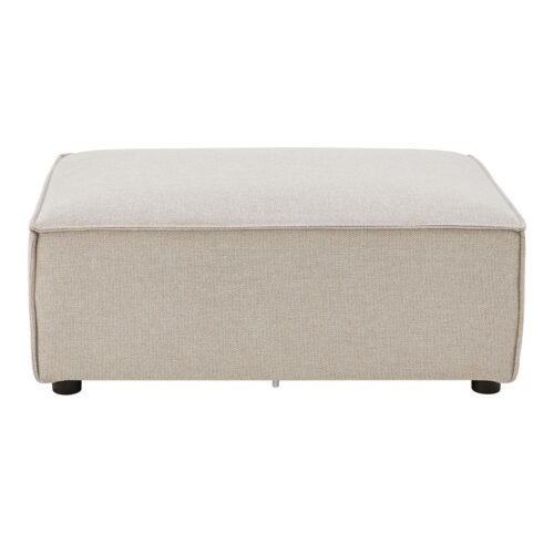 Canapea modulară Domas - selecție de variante | Juskys | Otoman | Material textil | Bej | Elementele individuale pot fi combinate liber și individual