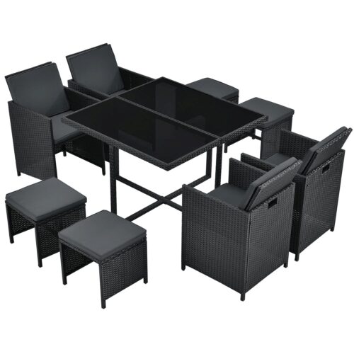 bild_1_fe2a7002-58dd-4646-aa94-9e780ae2c7a0.jpg Set terasa masa si fotolii din poliratan Baracoa | Juskys | L | Set de mobilier de grădină pentru până la 8 persoane, inclusiv perne