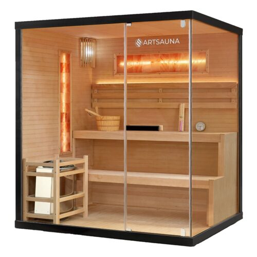Sauna traditionala Vantaa | Juskys | 4 persoane | 190cm 3,5 - 8 kW Incalzitor sauna Harvia 2 - 4 persoane