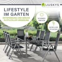 Set mobilier grădină cu masă și scaune moderne