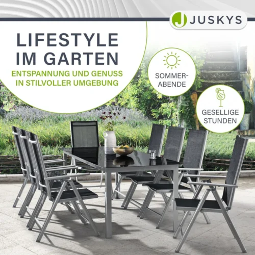 Set mobilier grădină cu masă și scaune moderne