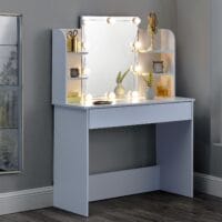 bild_2GFdFEfvTOtt15.jpg Masă de toaletă Bella cu iluminare LED | Juskys | Masă de toaletă cu oglindă și mult spațiu de depozitare