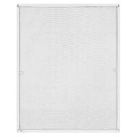 Plasă anti-insecte pentru ferestre | Juskys | Albă | 110 x 130 cm | Protecție fiabilă împotriva insectelor cu ramă din aluminiu