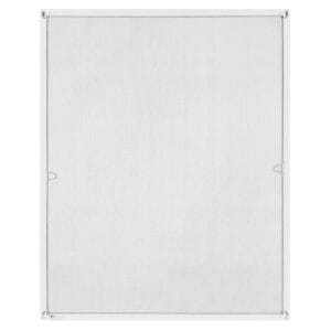 Plasă anti-insecte pentru ferestre | Juskys | Albă | 110 x 130 cm | Protecție fiabilă împotriva insectelor cu ramă din aluminiu