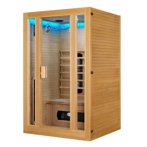 Saună cu infraroșu din lemn, cabină modernă