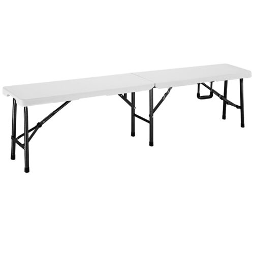 Set de 2 bănci pentru bere, pliabile, compacte, pentru 8 persoane, 200 kg per bancă