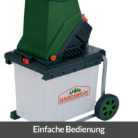 Tocător de 3100 W cu recipient de colectare de 50 L