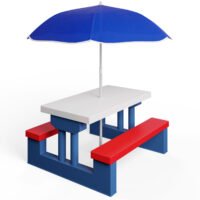 de_100094d_3.jpg Set scaune albastre pentru copii cu umbrelă de soare