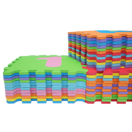 Covoraș puzzle, 86 de piese, colorat