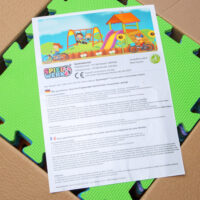 Covoraș puzzle, 86 de piese, colorat