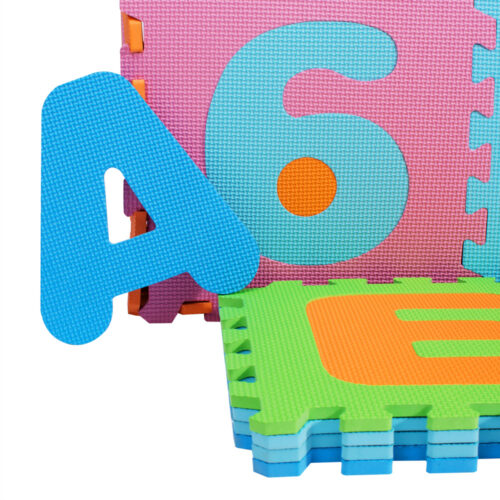 Covoraș puzzle, 86 de piese, colorat