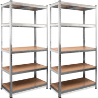 Rafturi galvanizate pentru sarcini grele 180x90x40cm, capacitate portantă 875kg