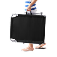 Șezlong de grădină Hawaii antracit aluminiu 190x60x30cm
