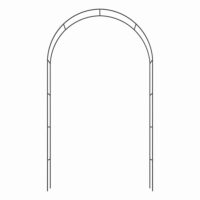 Arc de trandafir negru 240x140x37cm