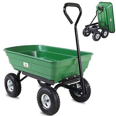 de_101496a_2.jpg Cărucior verde 103,5x51x92,5cm cu funcție de basculare