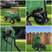 de_101496d_20.jpg Cărucior verde 103,5x51x92,5cm cu funcție de basculare