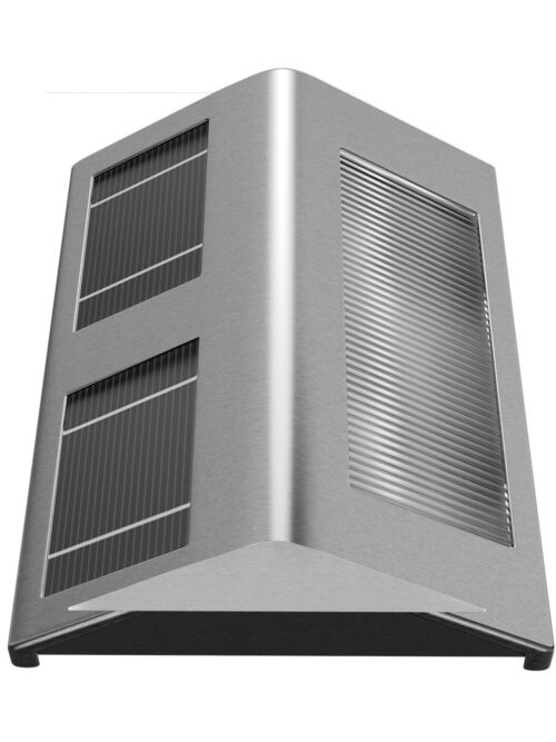 Lampă solară de perete LED din oțel inoxidabil IP65