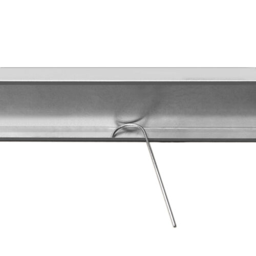 Fundație din oțel galvanizat 190x122x12cm - pentru sere cu vedere la grădină