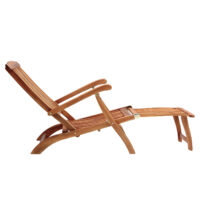 Șezlong de grădină Queen Mary®, lemn de salcâm, certificat FSC®, 169x54x95cm