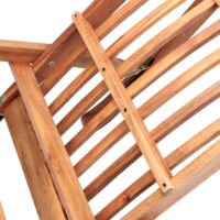 Șezlong de grădină Queen Mary®, lemn de salcâm, certificat FSC®, 169x54x95cm