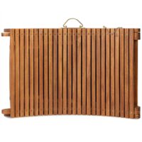 Șezlong pliabil de grădină din lemn de salcâm, certificat FSC®
