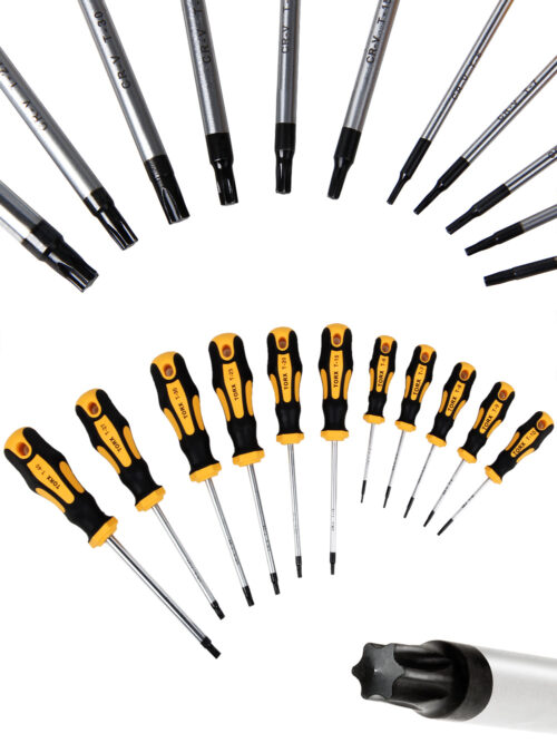 de_102580a_5.jpg Set de șurubelnițe Torx, 11 piese, oțel crom-vanadiu
