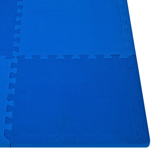 Covorașe de protecție pentru podea/puzzle, set de 8 piese, albastru, 180x90x1cm