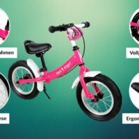 Bicicletă de echilibru pentru copii Street Angel Pink