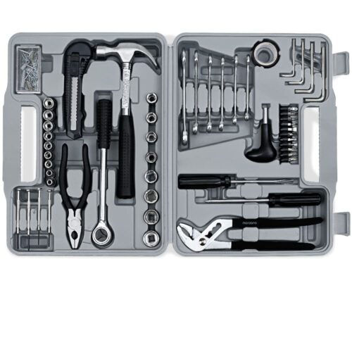 Set de scule cu 141 de piese, inclusiv cutie