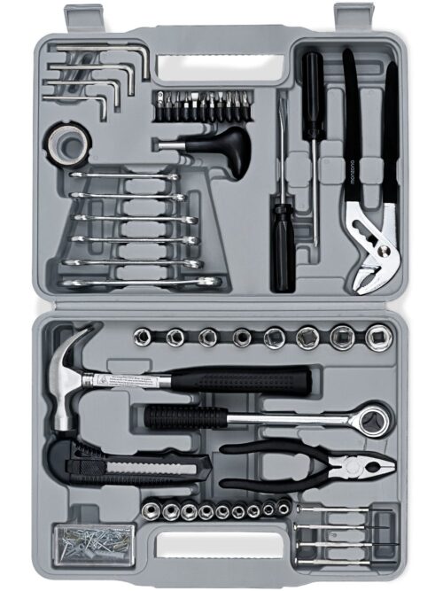 Set de scule cu 141 de piese, inclusiv cutie