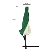 de_102709d_1.jpg Husă verde pentru umbrelă, 3m, cu fermoar