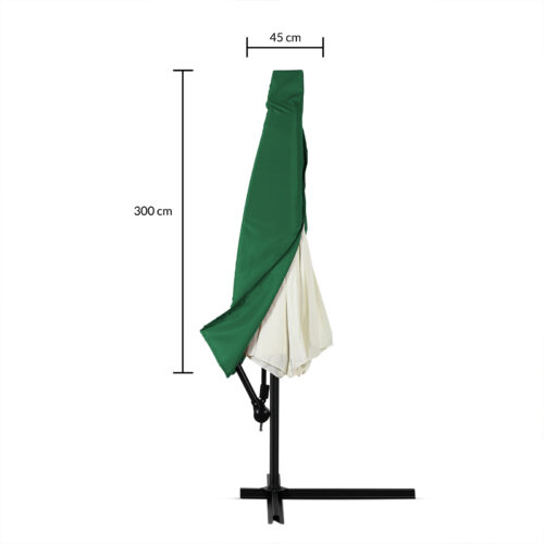 de_102709d_1.jpg Husă verde pentru umbrelă, 3m, cu fermoar