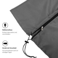 Husă pentru umbrelă/parasolar cantilever, antracit, 3m