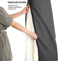 Husă pentru umbrelă/parasolar cantilever, antracit, 3m