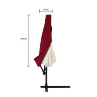 de_102711d_1.jpg Husă pentru parasolar cantilever, roșie, 3m