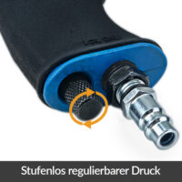 Scaler pneumatic cu ace, inclusiv cap de schimb